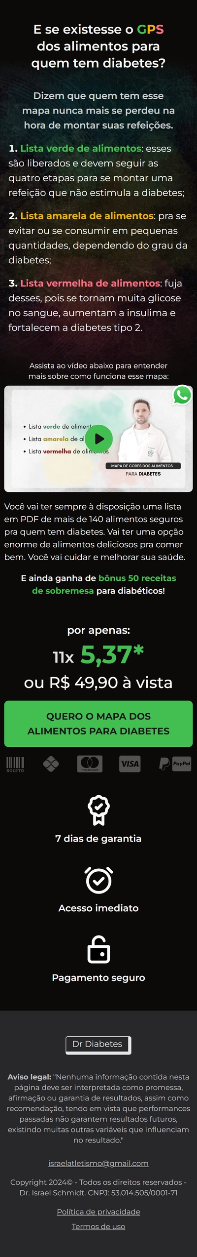 imagem mobile da página Página de Vendas