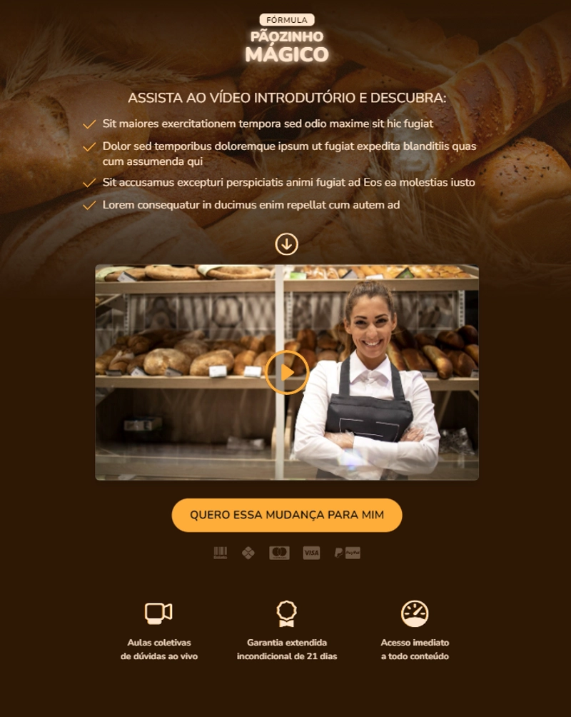 imagem desktop da página Página de Vendas (fictício)